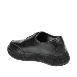 Women loafers, moccasins 6090m black