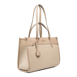 Women beach bag 045g nude+rafie