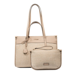 Women beach bag 045g nude+rafie