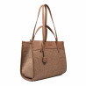 Women beach bag 045g camel+rafie caramel