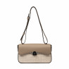 Women shoulder bag 046g 01 cappuccino+rafie