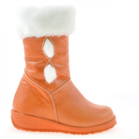 Small children knee boots 24c orange