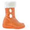 Small children knee boots 24c orange