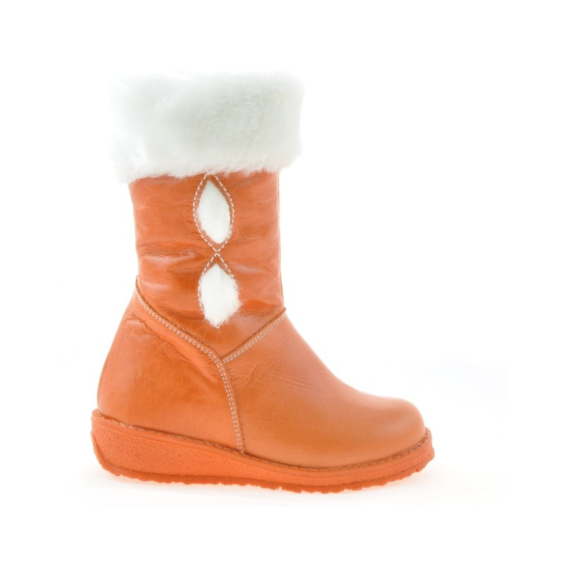 Small children knee boots 24c orange