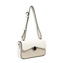 Women shoulder bag 046g 01 panna+rafie