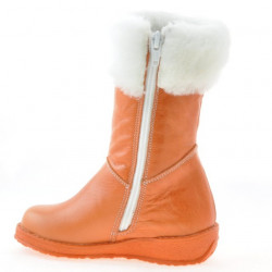 Small children knee boots 24c orange