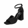 Women sandals 1346 black velour