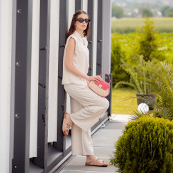 Women sandals 5117 nabuc peach lifestyle