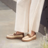 Women casual shoes 6092 rafie beige combined lifestyle