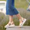 Women sandals 5118 beige lifestyle