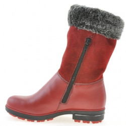 Children knee boots 3202 red combined