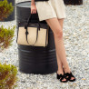 Women beach bag 045g black napa+rafie lifestyle