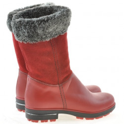 Children knee boots 3202 red combined