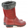 Children knee boots 3202 red combined
