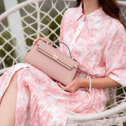 Women shoulder bag 041g pink pudra safiano lifestyle