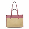 Women beach bag 045g 01 pink zmeura+rafie