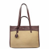 Women beach bag 045g 01 burgundy+rafie