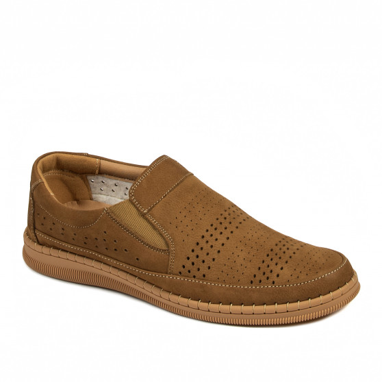 Men loafers, moccasins 925 bufo brown