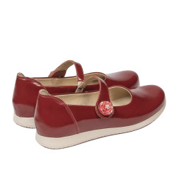 Children shoes 2029 patent red