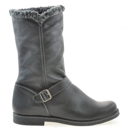 Women knee boots 3247 biz black