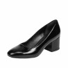 Women stylish, elegant shoes 1356 patent black