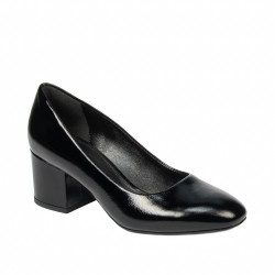 Women stylish, elegant shoes 1356 patent black