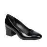 Women stylish, elegant shoes 1356 patent black