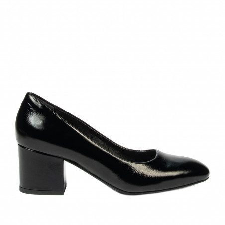 Women stylish, elegant shoes 1356 patent black