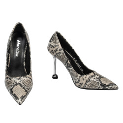 Women stylish, elegant shoes 1357 snake