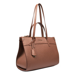 Women shoulder bag 047g caramel brown