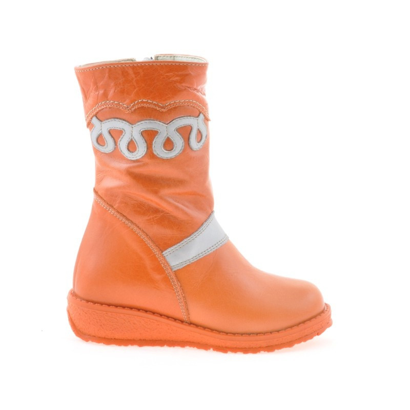 Small children knee boots 23c orange