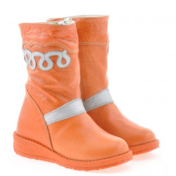 Small children knee boots 23c orange