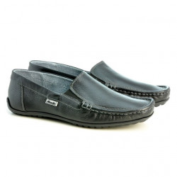 Men loafers, moccasins 777 biz black