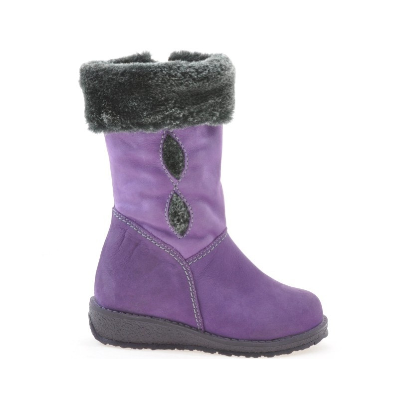 Small children knee boots 24c bufo purple