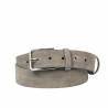 Men belt 70b gray velour