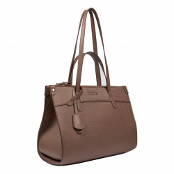 Women shoulder bag 047g chocolate brown