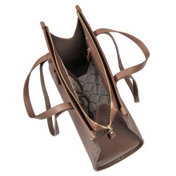 Women shoulder bag 047g chocolate brown