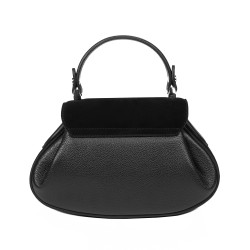 Women hand bag 042g 01 bufo black+biz black