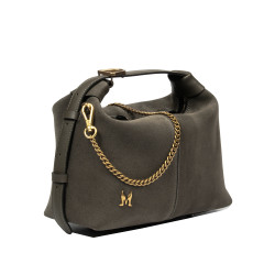 Women hand bag 037g suede olive