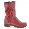 Children knee boots 3208 burgundy
