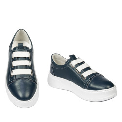Teenagers stylish, elegant shoes 8007 indigo