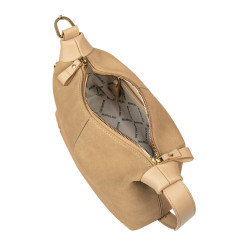 Women hand bag 037g suede nude