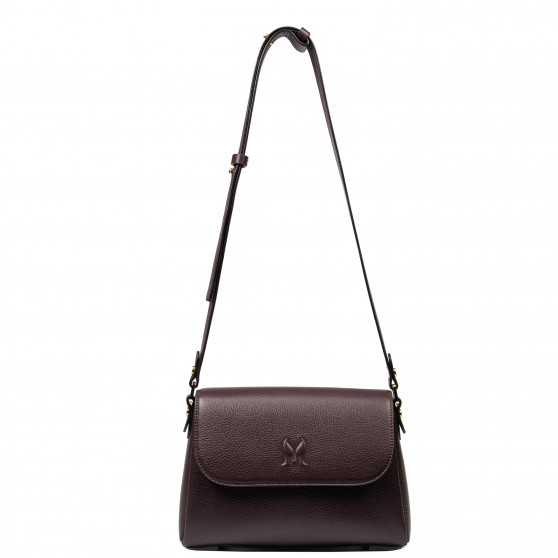 Women shoulder bag 040g black cherry