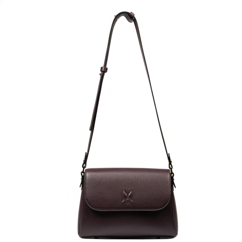 Women shoulder bag 040g black cherry