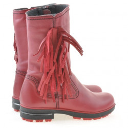 Children knee boots 3208 burgundy