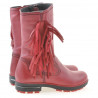 Children knee boots 3208 burgundy