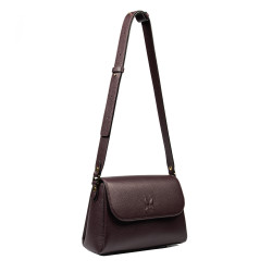 Women shoulder bag 040g black cherry
