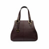 Women shoulder bag 004g black cherry