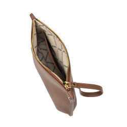 Women hand bag 211g chocolate brown