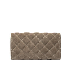 Women shoulder bag 048g suede sandstone